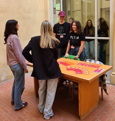 Il punto accoglienza degli studenti tutor