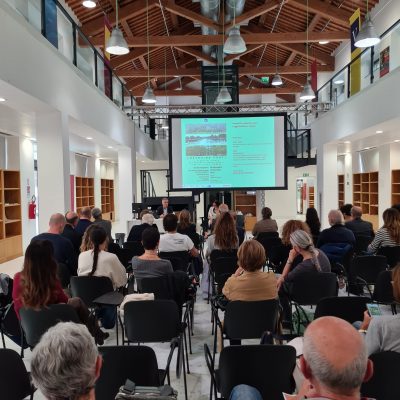 Presentazione della mostra "Costruire Ponti" sui progetti per il Parco del Pionta